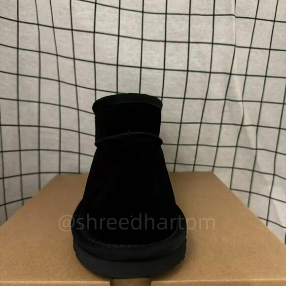 New Ugg Womens mini Snow boots Black - Picture 2 of 6